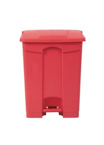 Jantex Küchenpedaleimer Rot 65L