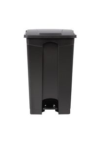 Jantex Küchenpedaleimer Schwarz 87L