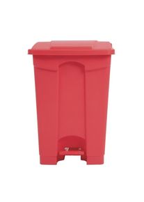 Jantex Küchenpedaleimer Rot 45L