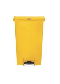Rubbermaid Slim Jim Front Step Pedaleimer Gelb 68L