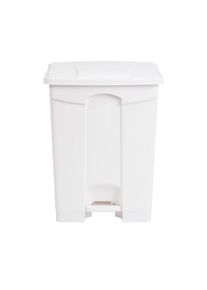 Jantex Küchenpedaleimer Weiß 65L