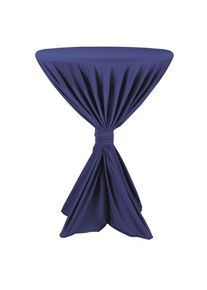 Tischhusse F&uuml;r Stehtische Fi&euml;sta Dunkelblau 100Cm