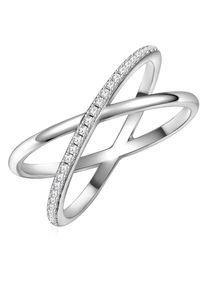 Glanzstücke München Glanzstücke München Dames Ring zilver / transparant 54
