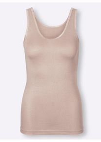 wäschepur Dames Hemd in beige ,maat 38, Witt, 95% Modal, 5% Elastan