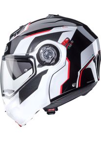 CABERG Duke Evo Move, flip up helmet , color: White/Black/Red , size: S