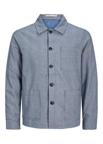 Jack & Jones JACK & JONES Heren Tussenjas 'Riviera' duifblauw / wit S