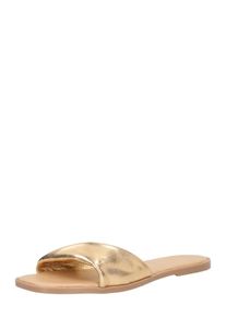 ABOUT YOU Pantolette 'Giuliana' Damen gold Größe 39 Unifarben