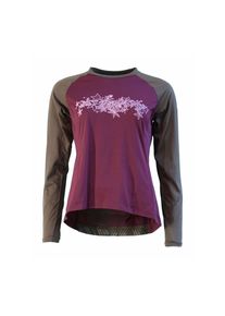 Zimtstern PureFlowz Shirt LS Wmns Windsor Wine / Military Olive - XS