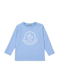 Moncler Enfant Kinder Lichtblauw shirt met lange mouwen