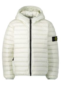 STONE ISLAND JUNIOR Kinder Cr��me wit Lichtgewicht jas voor jongens