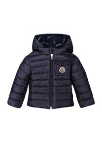 Moncler Enfant Kinder Marine blauw Lichtgewicht donsjack