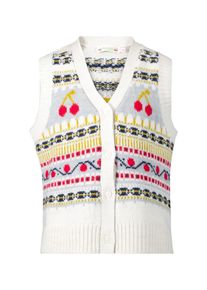 Bonpoint Kinder Cr��me wit Gilet voor meisjes