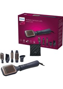 Philips Warmluftbürste »Airstyler Series 5000 bha530/00«, 5 Aufsätze}, Mit Ionen-Technologie, Argan-Öl-Keramikbeschichtung Und 5 Aufsätze grau,...