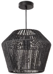 Paco Home Pendelleuchte »Hängelampe Hugo Pinto«, 1 Flammig-Flammig schwarz, Größe Ø 33 cm 1 flammig , DIE OPTIK – die stilvolle Gitter-Optik macht...