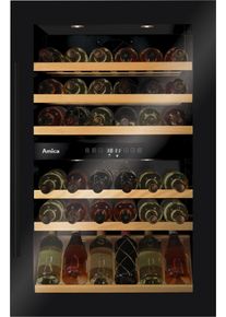 Amica Einbauweinkühlschrank »Wk 341 220 S« schwarz, Betriebsgeräusch: 40 dB
