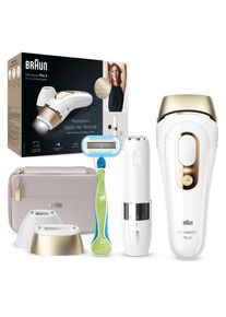 Braun Ipl-Haarentferner »Silk-Expert Pro 5 pl5159«, 400.000 Lichtimpulse, 400.000 Lichtimpulse, Skin Pro 2.0 Sensor goldfarben, SensoAdapt:...