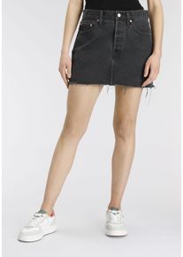 Levi's Levi's® Jeansrock »ICON SKIRT«, mit Used-Effekten und ausgefransten Kanten