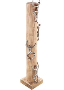 Casablanca By Gilde Dekofigur »Skulptur Hoch Hinaus«, (1 St.) beige, Größe B/H/T: 13 cm x 74 cm x 13 cm B/H/T: 13 cm x 74 cm x 13 cm , Im modernen...