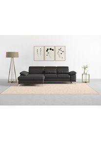 Sit & More Sit&More Ecksofa »Cabrio«, Mit Sitztiefen- Und Armteilverstellung Sowie Federkern, 2 Nierenkissen braun, Größe B/H/T: 295 cm x 87 cm x 180 cm...