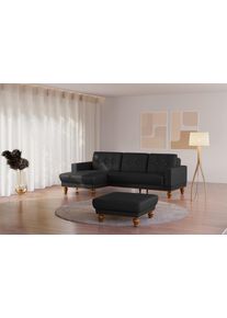 Sit & More Sit&More Ecksofa »Orient 5«, Mit Strass-Stein, Wahlweise Mit Bettfunktion Und Bettkasten schwarz, Größe B/H/T: 279 cm x 90 cm x 167 cm B/H/T: 279...