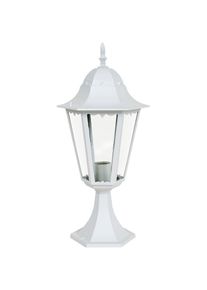 Lampe à pied en alu éclairage de jardin lampadaire extérieur lanterne blanc Harms 103218