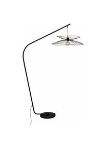 Lampadaire Arc Design 'Alara' 177cm Noir