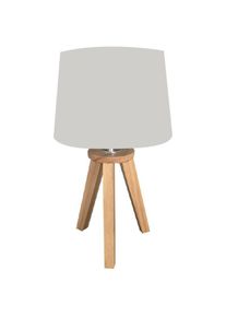 Atmosphera - Lampe scandinave 3 pieds en bois gris - Gris