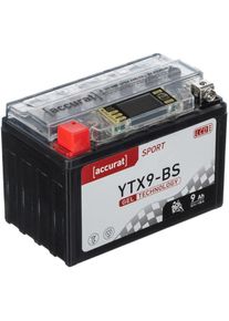 Sport Gel YTX9-BS Batterie Moto/Quad 12V 130A 9Ah 150 x 87 x 105 mm - Accurat