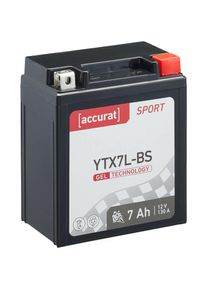 Sport YTX7L-BS Batterie Moto/Quad Gel 7Ah 12V 130 a 113 x 70 x 130 mm - Accurat