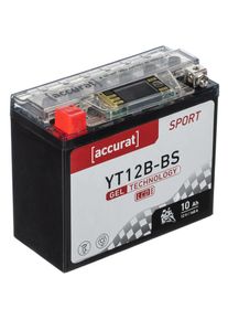 Sport SGD-YT12B-BS Batterie Moto 12V 10Ah 160A Gel lcd (din 51015) 150 x 70 x 130 mm - Accurat
