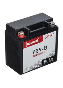 Sport SG-YB9-B Batterie Moto 12V 9Ah 90A Gel 137 x 76 x 134 mm - Accurat