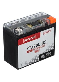 Sport SGD-YTX20L-BS Batterie Moto/Quad YTX20L-BS Gel 12V 290A 20Ah 175 x 87 x 155 mm - Accurat