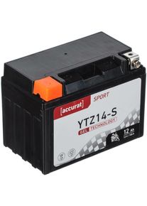 Sport SG-YTZ14-S Batterie Moto 12V 12Ah 150A Gel (din 51101) 150 x 87 x 110 mm - Accurat