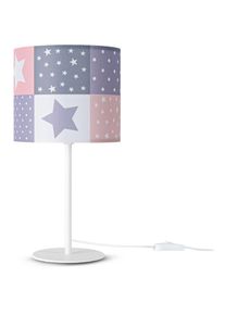 Paco Home - Lampe De Chevet Chambre Enfant Lampe à Poser Colorée Applique Arc-En-Ciel Lampe de table - Blanc, Design 3 (Ø18 cm)