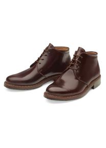 Dinkelacker High lace up shoe horse leather Oxblood, 6