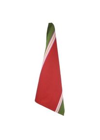 Tea towel check Red / Green,