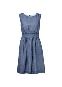 Manufactum Ladies dress with dots Blue-White, 34
