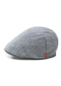 Mayser Mens slouchy cap linen Gray, 59
