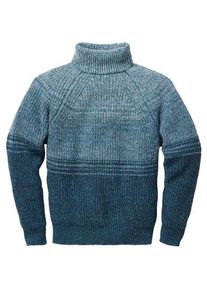 Inis Meáin Men sweater Donegal Blue-Green, S