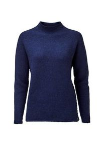 Seldom Ladies sweater stand up collar Blue, XL