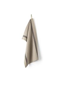 TRP Charvet Kitchen towel linen Black,