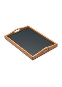 Holzwerkstatt Altenschlirf Tray cherry wood with linoleum surface