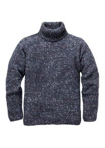 Hansen Mens Knit Sweater Blue melange, S