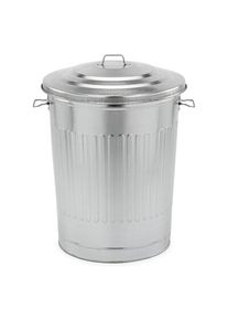 Aras Metal Multipurpose garbage can galvanized Large,