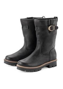 Werner Schuhe Ladies half boots cowhide lined Black, 36
