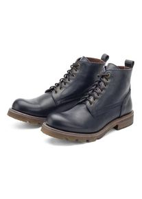 Punto Pigro Ladies lace up shoe high Dark blue, 36