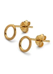 fejn jewelry Stud Earrings Satin Circle Gold,