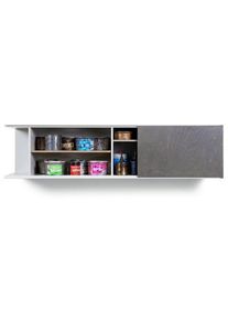 Magazin Sliding door to shelf Fip RAL 7037 Dusty grey,