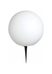 etc-shop - Lampe d'extérieur boules lumineuses de jardin avec électricité boules lumineuses pour jardin rondes, piquet de sol blanc, télécommande à