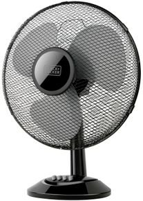 Black & Decker Black + Decker Tischventilator »bxefd41e«, 3 Geschwindigkeiten, Autom. Schwenksystem, Einstellbare Neigung schwarz, Automatisches Schwenksystem:...